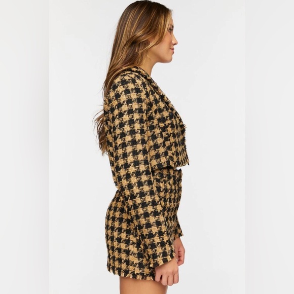 Tweed cropped Blazer - Picture 2 of 6